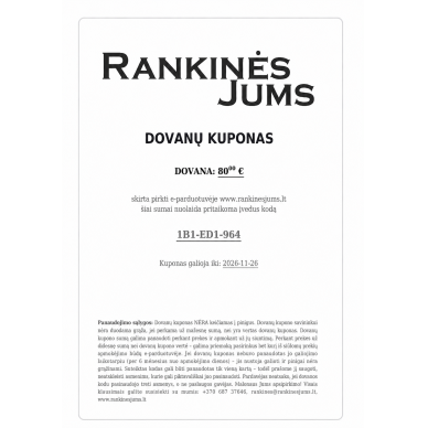 DOVANŲ KUPONAS 80 Eur DOVANŲ KUPONAS 80 Eur