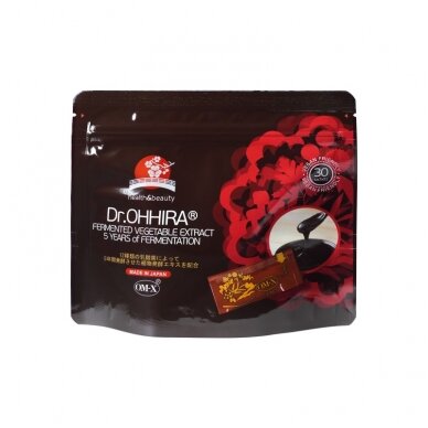 Dr.OHHIRA® Fermentuotas augalinis ekstraktas, 30 maišelių po 2,5 gr. Maisto papildas.