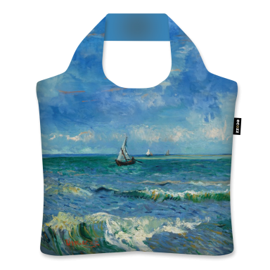 Ecozz krepšys "Seascape near Les Saintes" - Vincent van Gogh Ecozz krepšys "Seascape near Les Saintes" - Vincent van Gogh