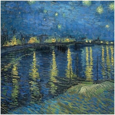 Ecozz krepšys "Starry Night Over The Rhone" - Vincent van Gogh 2