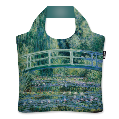Ecozz krepšys "Water Lillies and the Japanese Bridge" Claude Mone Ecozz krepšys "Water Lillies and the Japanese Bridge" Claude Mone